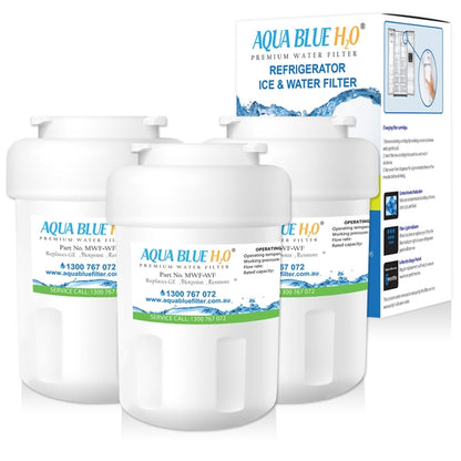 GE MWF MWFP SmartWater  Internal Fridge Water Filter by  Aqua  Blue H20 