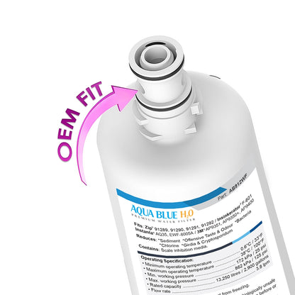 Aqua Blue H20 AB912WF Water filter fits INSINKERATOR F-601 FILTER CARTRIDGE FOR HOT WATER DISPENSER