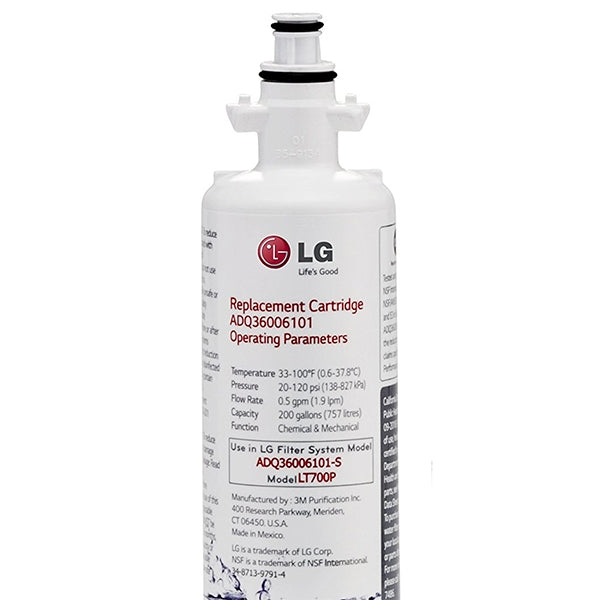 LG fridge filter ADQ36006101 + Fridge Air Filter LT120F(1pack) SET