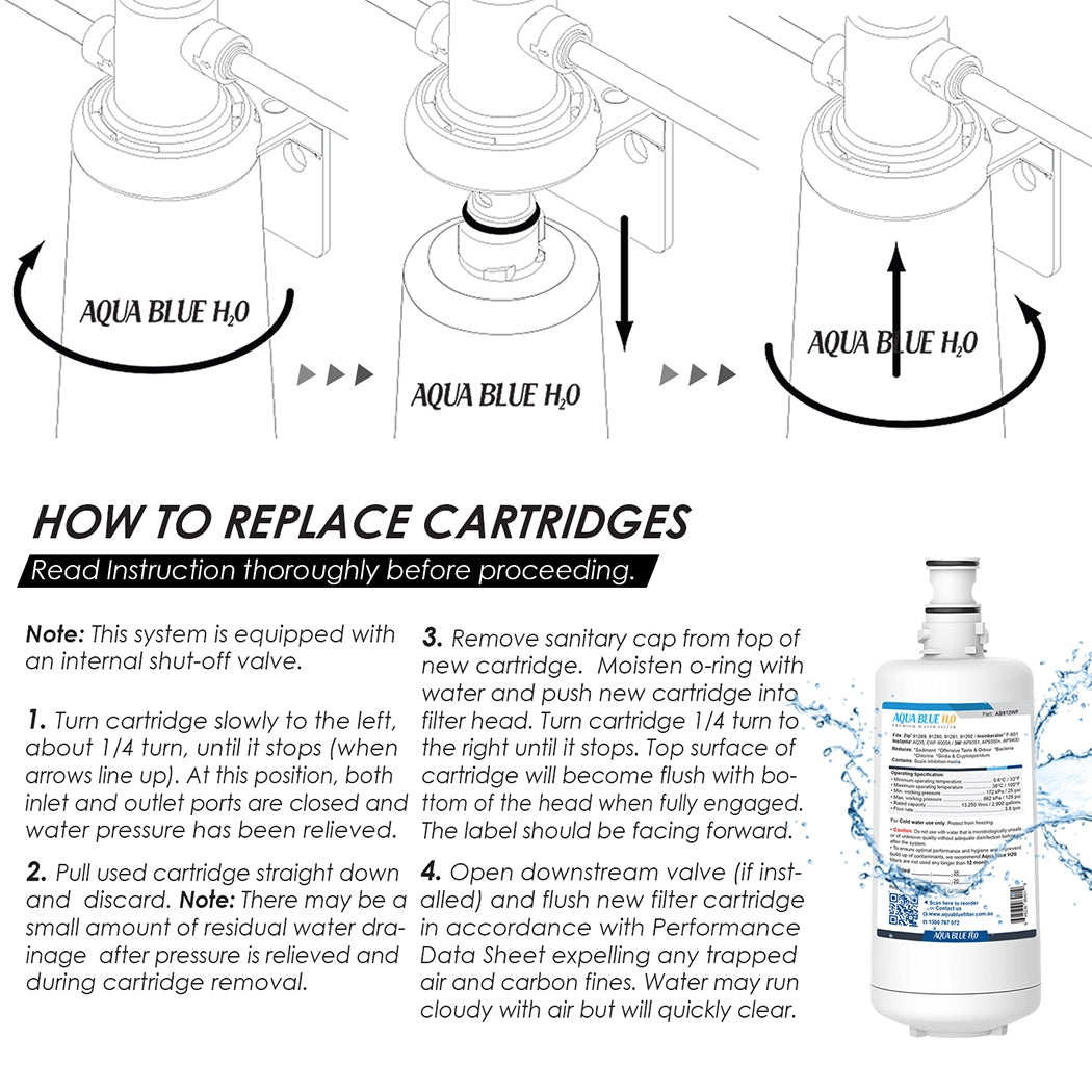 ZIP GlobalPlus 91289 GENERIC Replacement Water Filter  CC-QZP91G