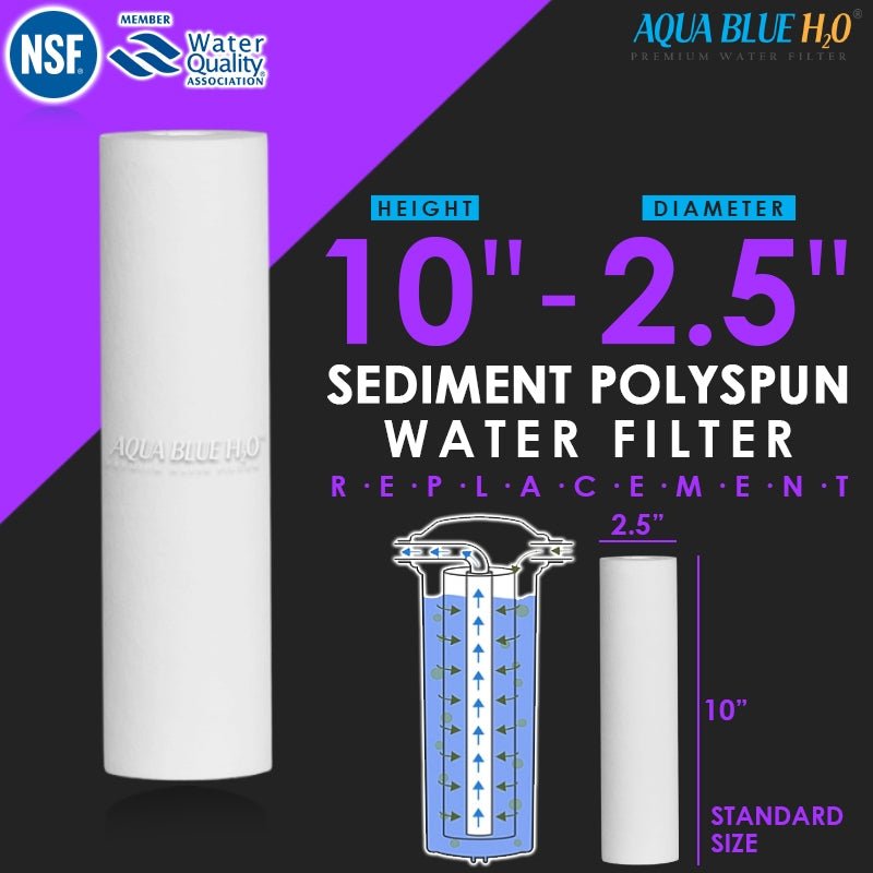 2 x 5 micron sediment & 2 x 0.5 micron Matrikx PB1 lead removal cartridge 10" - WATER FILTER DISTRIBUTORS