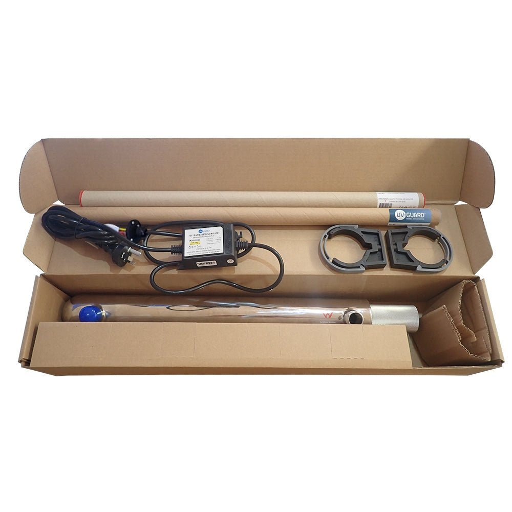 20" Big Blue Triple Whole House Water System with UV Guard UVG SLT30 System - WATER FILTER DISTRIBUTORS