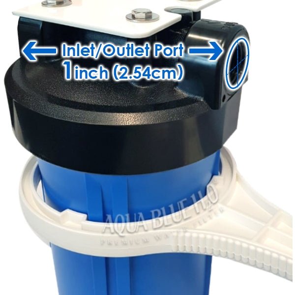 20 Inch Big Blue Whole House Water System with CTO Carbon Block Filter 5 Micron - WATER FILTER DISTRIBUTORS
