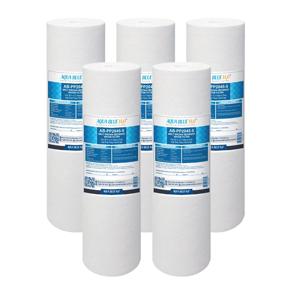 20" x 4.5" Big Blue PP Sediment 5m Filter Cartridge - WATER FILTER DISTRIBUTORS