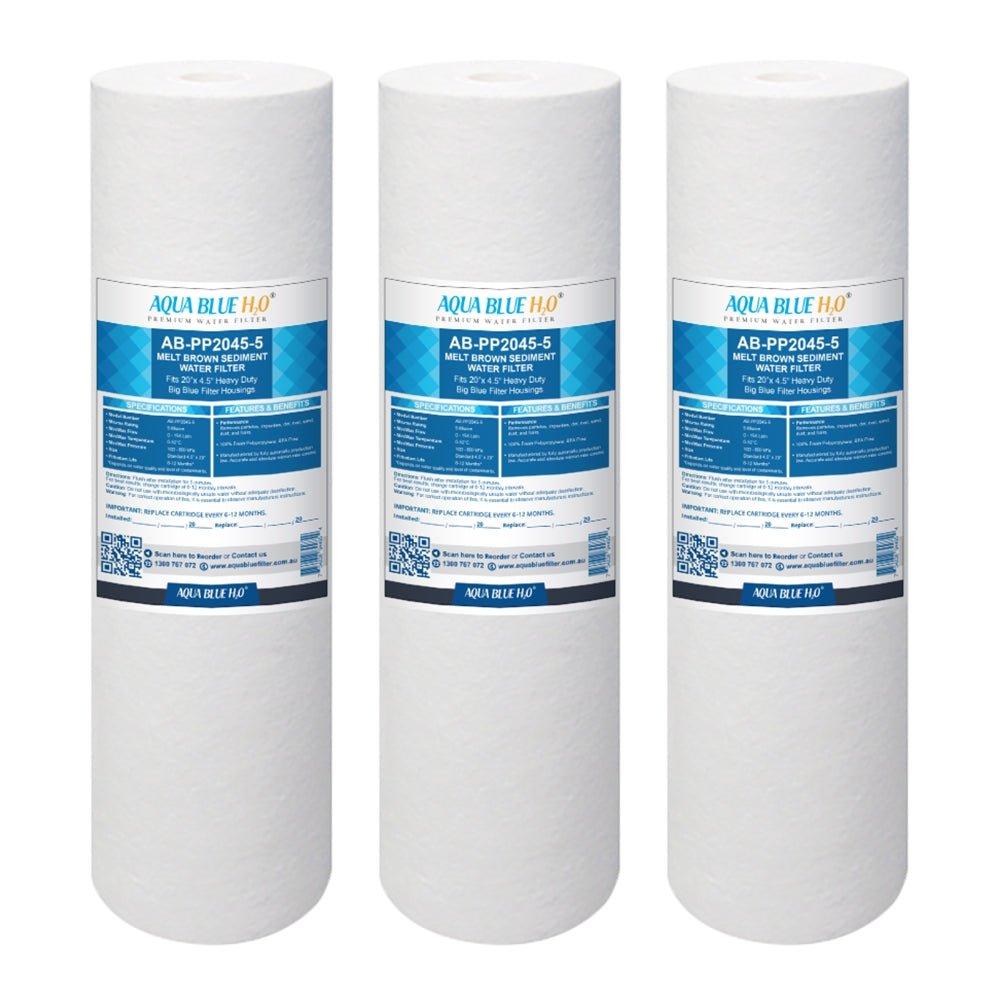 20" x 4.5" Big Blue PP Sediment 5m Filter Cartridge - WATER FILTER DISTRIBUTORS