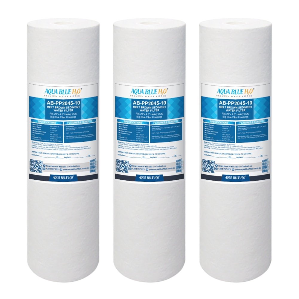 20" x 4.5" Big Blue PP Sediment Filter Cartridge 10Mic - WATER FILTER DISTRIBUTORS