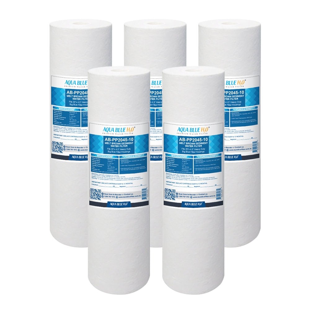20" x 4.5" Big Blue PP Sediment Filter Cartridge 10Mic - WATER FILTER DISTRIBUTORS