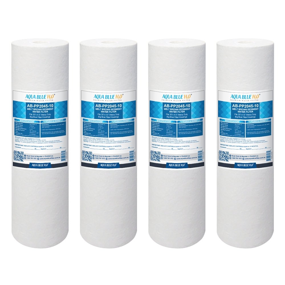 20" x 4.5" Big Blue PP Sediment Filter Cartridge 10Mic - WATER FILTER DISTRIBUTORS