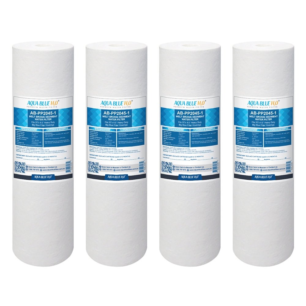 20" x 4.5" Big Blue PP Sediment Filter Cartridge 1Mic ABPP2045 - 1M - WATER FILTER DISTRIBUTORS