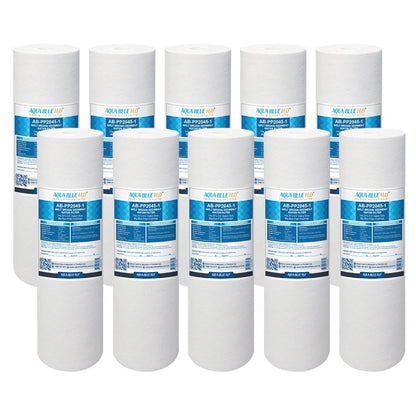 20" x 4.5" Big Blue PP Sediment Filter Cartridge 1Mic ABPP2045 - 1M - WATER FILTER DISTRIBUTORS