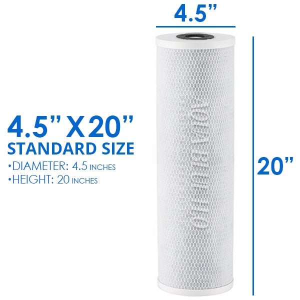 20 " x 4.5" inch Whole house water filter kit - WATER FILTER DISTRIBUTORS