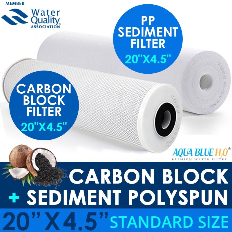 20 " x 4.5" inch Whole house water filter kit - WATER FILTER DISTRIBUTORS