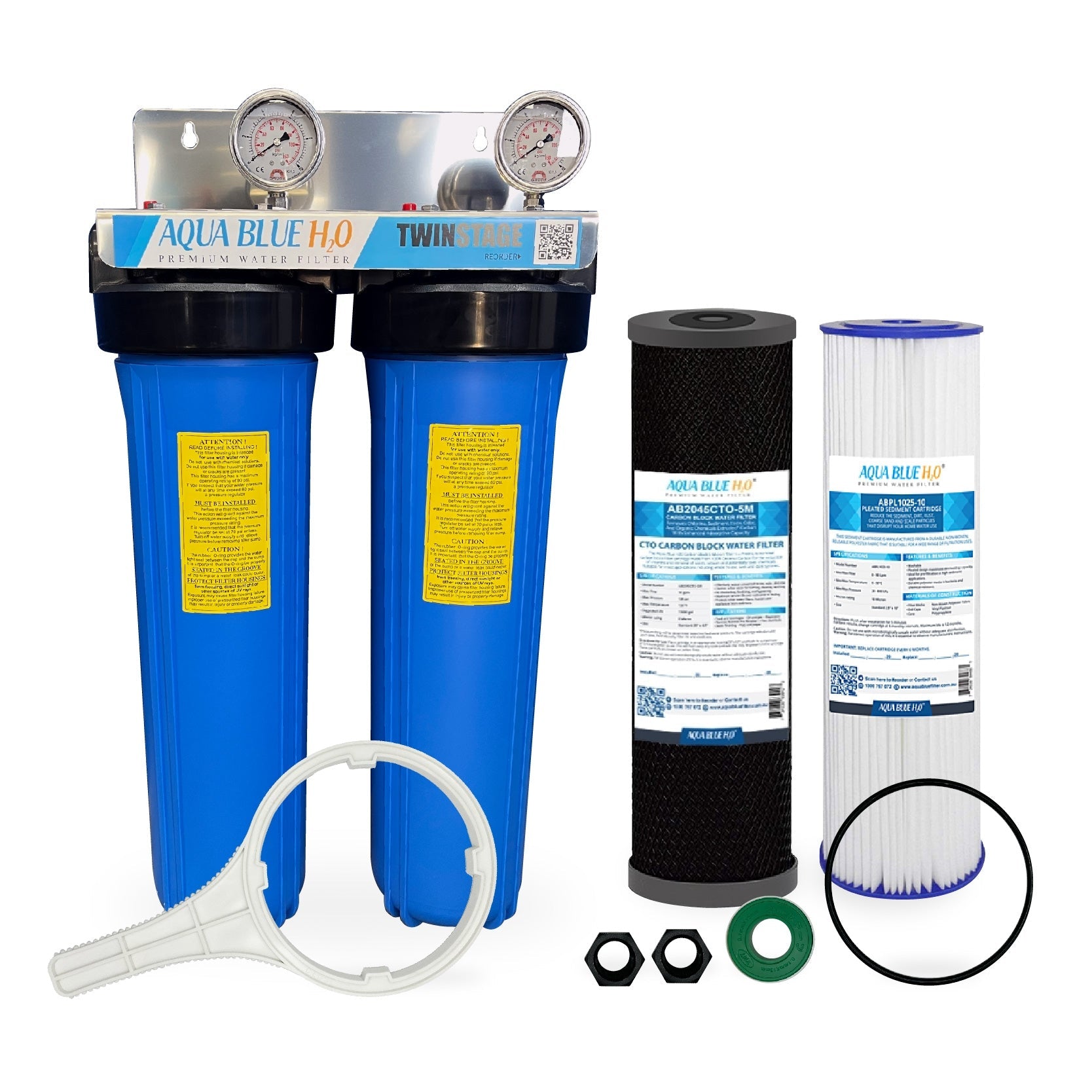 20 x 4.5 Whole House Water System with filter Option - WATER FILTER DISTRIBUTORS