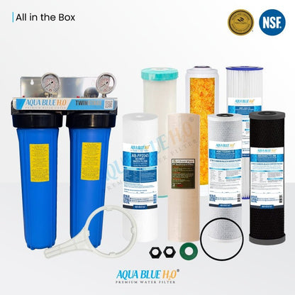 20 x 4.5 Whole House Water System with filter Option - WATER FILTER DISTRIBUTORS