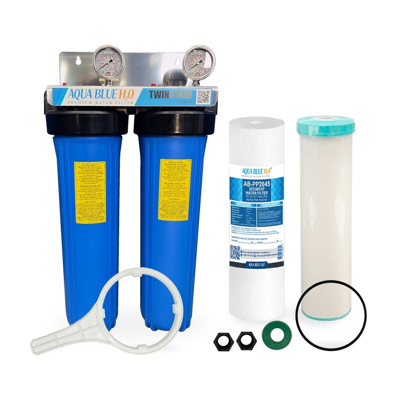 20 x 4.5 Whole House Water System with filter Option - WATER FILTER DISTRIBUTORS