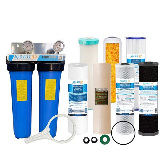 20 x 4.5 Whole House Water System with filter Option - WATER FILTER DISTRIBUTORS