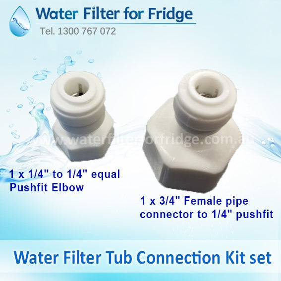 1x DA29-10105J / WSF-100 Samsung Water Filter COMPATIBLE plus Tube Hose (5m 1/4") kit SET