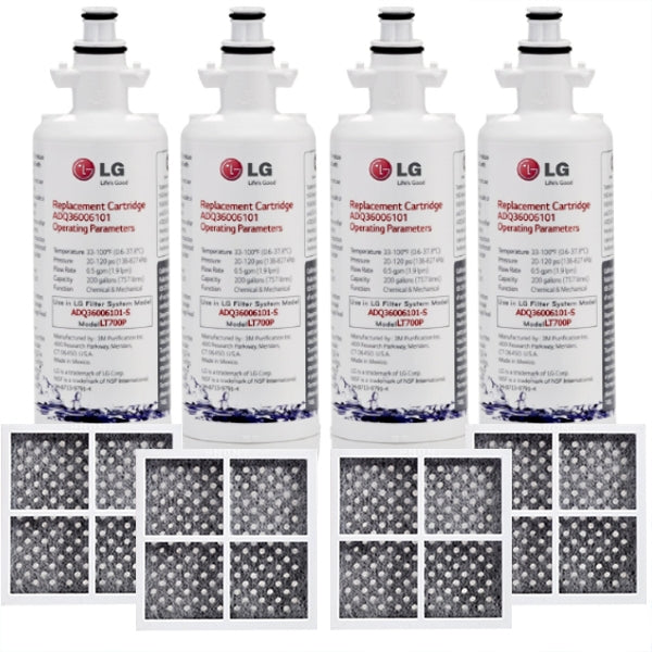 LG ADQ36006101 LT700P Genuine Fridge Filter + Air Filter LT120F