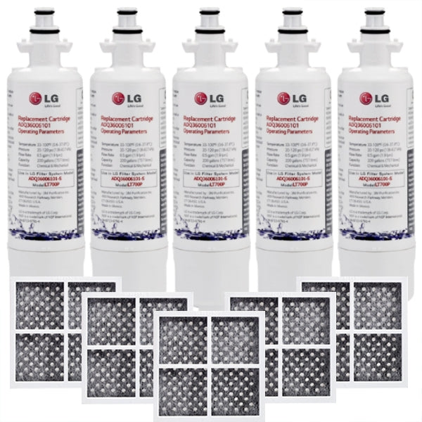 LG ADQ36006101 LT700P Genuine Fridge Filter + Air Filter LT120F