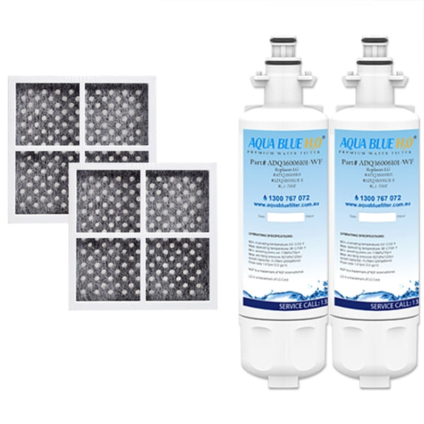 LG Water Filter Replacement LT700P + Air Filter LT120F Generic