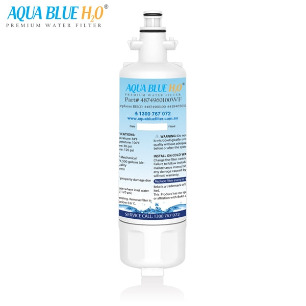 Beko 4874960100 replacement filter by Aqua Blue H2O