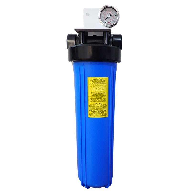20"x4.5" Big Blue Whole House Water System with CTO Filter - WATER FILTER DISTRIBUTORS
