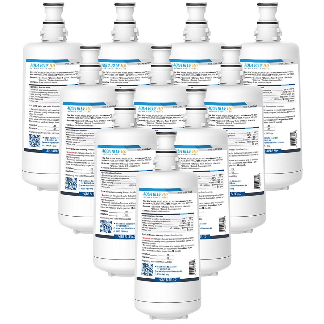 Aqua Blue H20 AB912WF Water filter fits INSINKERATOR F-601 FILTER CARTRIDGE FOR HOT WATER DISPENSER