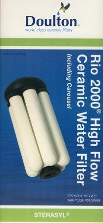 Doulton W9120145 Rio 2000 6 Pack Ceramic Water Filter Replacement