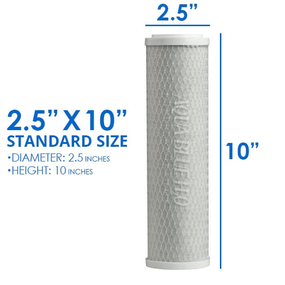 Single Caravan Water Filter System with Brass Hose Connection Fitting