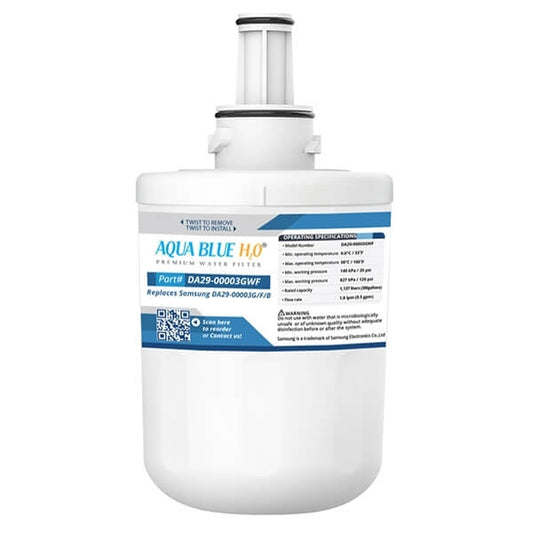 Aqua Blue Filter Generic Replacement for Samsung DA29-00003G, A, B, F Fridge Water Filter
