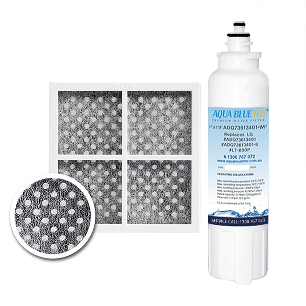 LG Replacement Water Filter ADQ73613401  LT800P  with LG Air Filter ADQ73214404(LT120F)