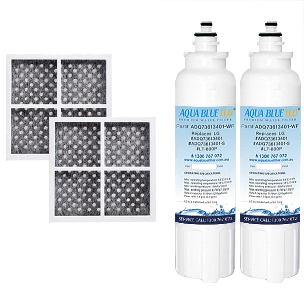 LG Replacement Water Filter ADQ73613401  LT800P  with LG Air Filter ADQ73214404(LT120F)
