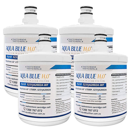 LG 5231JA2002A, LT500P  Premium  filter Aqua Blue H2O Replacement