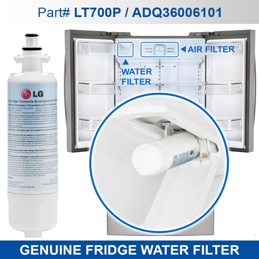 LG ADQ36006101 LT700P Genuine Fridge Filter