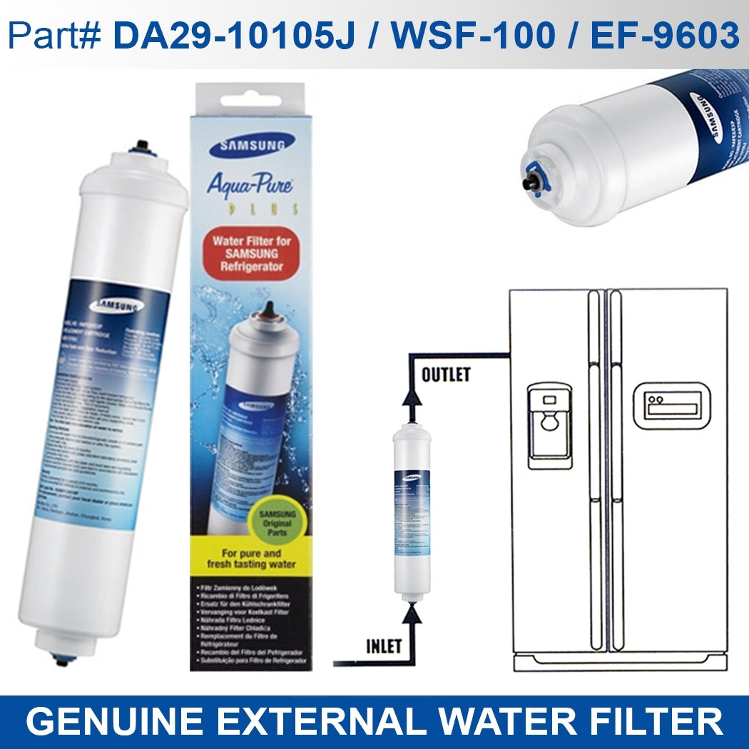 DA29-10105J  HAFEX/EXE Samsung Water Filter Genuine Aqua Pure  External  Filter
