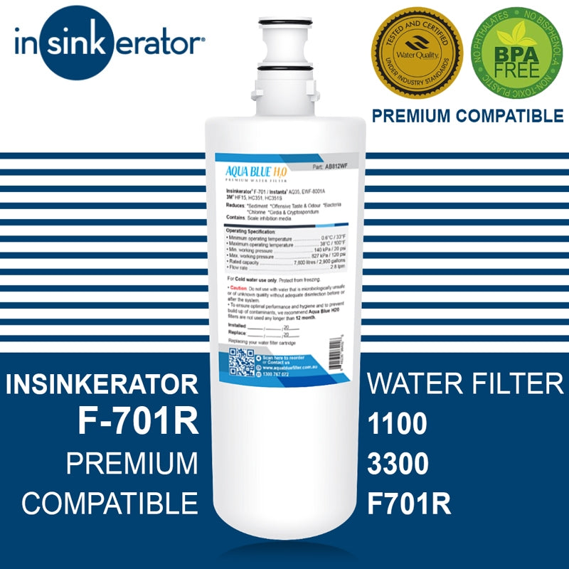 In-Sink-Erator Water Filter - Single filter - 44634B replacement