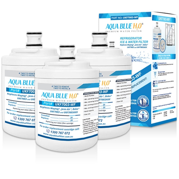 Maytag Fridge Filter UKF7003AXX  UKF7003A Replacement Aqua Blue UKF7003AWF