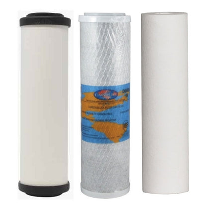 Undersink Water Filter Cartridges Doulton W9223006, Omnipure OMB934 5 MIC, Sediment Filter - Complete Set