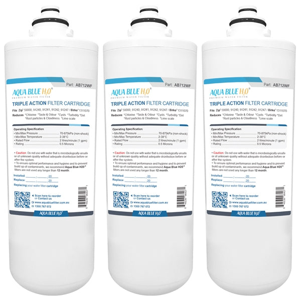 Birko 1311070 Compatible 5 Micron Triple Action Water Filter by Puretec