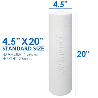 Whole House Water Filtration Systems 20 x 4.5 BIG BLUE option