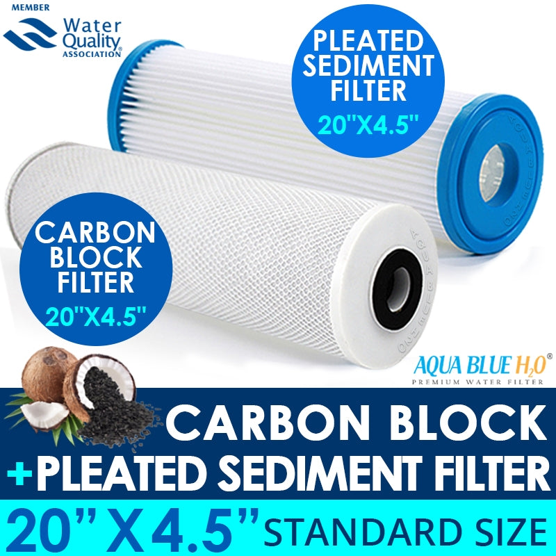 20x 4.5 inch Big Blue Twin Housing   Replacement Cartridge