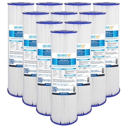 Aqua Blue H20 Washable Pleated Sediment Filter 10 x 2.5 10 Mic