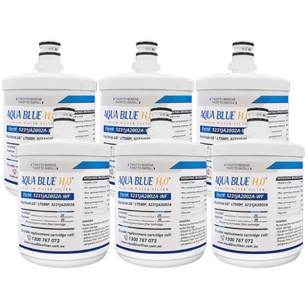 ADQ72910901 ECO AQUA EFF-6005A LG Generic Water Filter Replacing 5231JA2002A, LT500P 