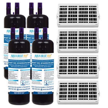 Whirpool Air Filter+W10295370 Set by Aqua Blue H20 