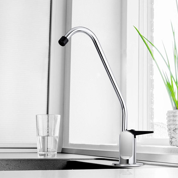 Faucet Water Filter Reverse Osmosis Faucet Tap With Black Lever