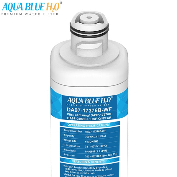 Samsung DA97-17376B, DA97-08006C, HAF-QIN/EXP Compatible Replacement Water Filter