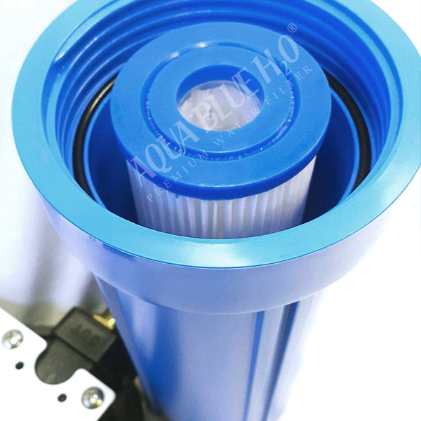 Single Water Filter System for Homes and Offices 10"X2.5" Washable Pleated Sediment Filter
