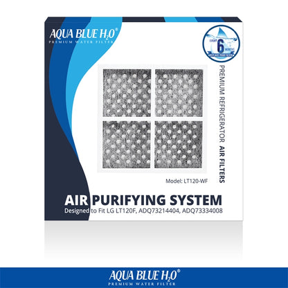 LG LT1000P, MDJ64844601, ADQ74793501 compatible water filter with LG LT120F ADQ73214404 replacing air filter