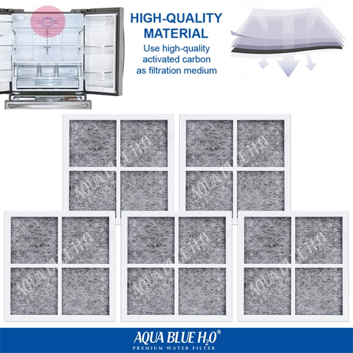 LG LT1000P, MDJ64844601, ADQ74793501 compatible water filter with LG LT120F ADQ73214404 replacing air filter