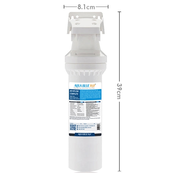 Aqua Blue H20  ABHIFLOW  Inline High Flow Water Filter System